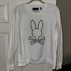 Psycho Bunny women’s Beaumont sweatshirt in white size M